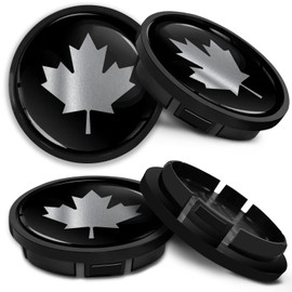 Biomar Labs Compatible with Wheel Center Caps VW 5G0601171 Volkswagen 66mm Canadian Flag CR 31