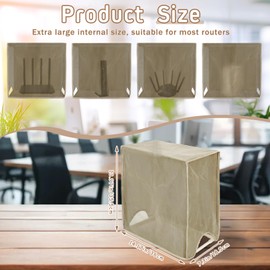 Otoolling Large WiFi Router Cover, Smart Meter Cover Block 90% of WiFi Router EMF and 5G Electric Meter Faraday Cage Protection
