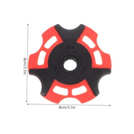 WOONEKY Durable Trekking Pole Mud Blocker with Plastic Snowflake Basket Easy Installation Replacement Tips for Walking Sticks and Ski Poles Multipurpose Outdoor Accessory for Hiking and