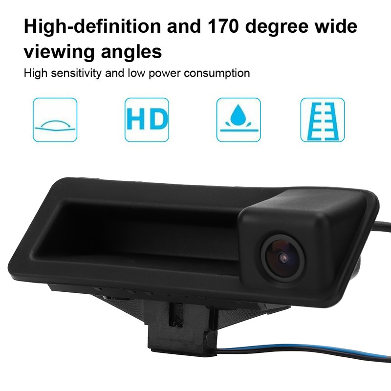 DC12V IP66 Mini Car Trunk Handle Rear View 170 Degrees