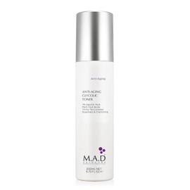 M.A.D Skincare M.A.D. SkinCare. Anti-Aging Glycolic Toner, tratamiento exfoliante para el rejuvenecimiento. 200 ml
