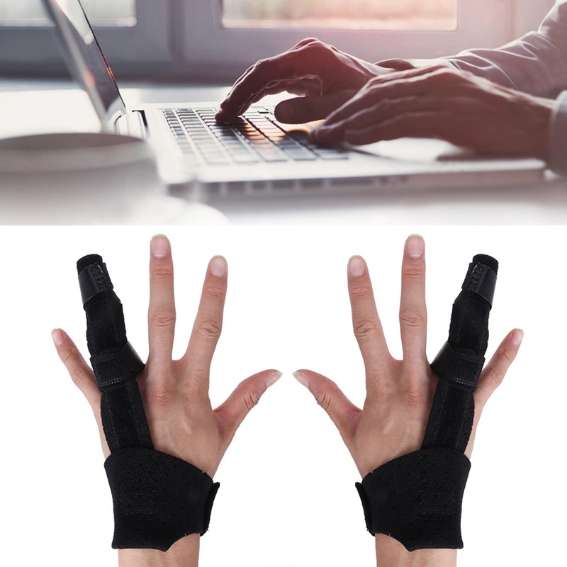 Trigger Finger Splint, Hand Support, Adjustable Finger Support for Medium