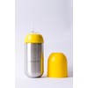 Toddler Straw Cup - 350ml 18/8 Stainless Steel (Buttercup Yellow)