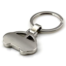 Maycom® Creativo motocicleta bicicleta Casco movible con visera de sol Anillo Llavero Keyfob 86044, Escarabajo, Pequeño