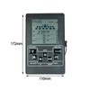 rockible Home Rowing Machine Monitor Adjustable Durable Odometer Automatic Replacement