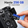 Pack 2 MicroSD EdaGyee de 256 GB Clase 10 U3