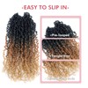 Pelokaa Yanky Twist Crochet Hair - 10 Inch 8 Packs