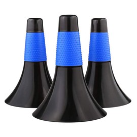 Neasekuoia Pack of 3pcs Marker Cones Barrier Sports Fitness Football Basketball Speed Agility Grab Training (Blue)