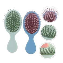 PACKOVE 2pcs Hair Styling Combs Professional Massage Hair Brushes for Women Lightweight Material Static Easy Portable