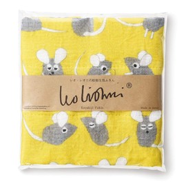 Aito 278603 Leo Lionni Mosquito Net Fabric Dish Towel, Approx. 11.8 inches (30 cm), Frederick Yellow, Made in Japan