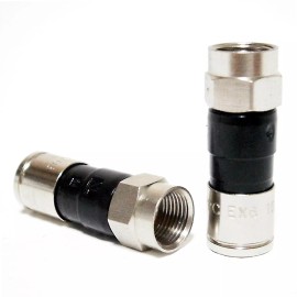 BELDEN PPC EX6PLUS SATELLITE TV DIGITAL CABLE RG-6 COAXIAL COMPRESSION FITTINGS - 50