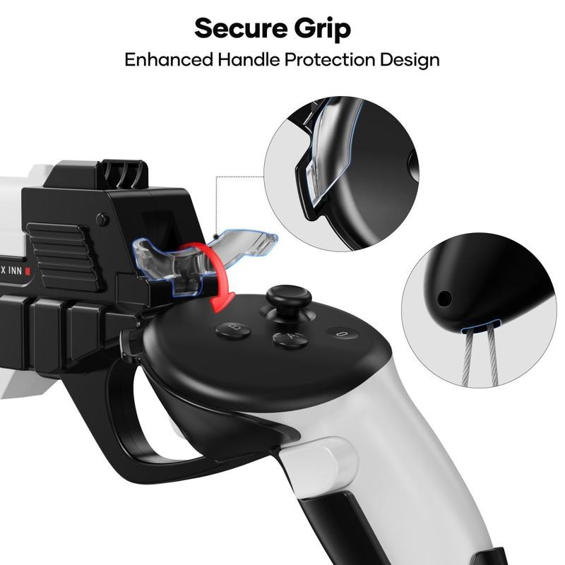 APEXINNO Controller Accessories, Haptic Controller Stock Cover for Quest 3s