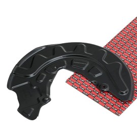 STARK Anchor Plate SKSPB-2340170 Front Axle Left Splash Plate Brake Disc Black Aluminium