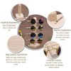 TopHomer Wooden Glasses Holder, 5 Pairs Glasses Stand Sunglasses Storage