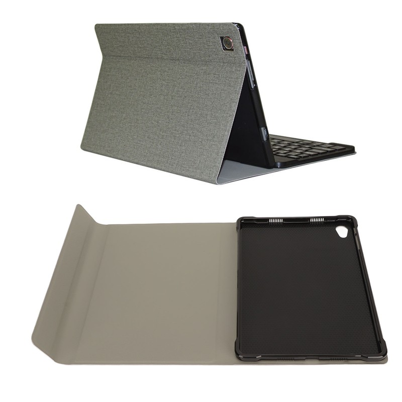 Keyboard Leather Case Set Portable Slim Wireless Keyboard Case with
