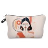 Livel lhood Abstract Lady Makeup Bag Cute Small Organizer Zipper