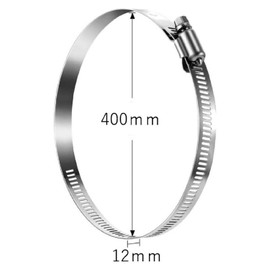 BS-KANSB-GO400 Surveillance Camera Mounting Hardware Pole Mount Stainless Steel Belt 15.7 inches (400 mm)