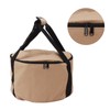Camping Storage Bag Bucket Shape Large Capacity Waterproof Canvas Portable