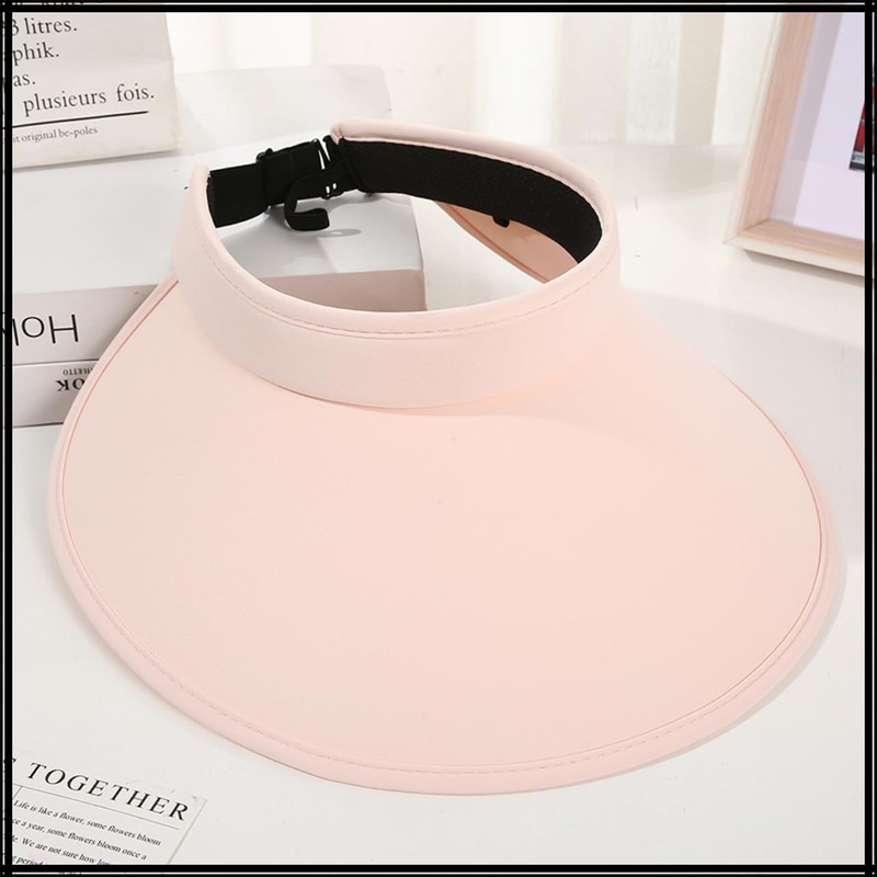 White Fang CZ919 Folding Sun Visor, UV Protection, Portable Hat,