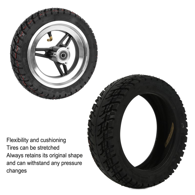 10in Electric Scooter Tire Rubber Off Road Vacuum Tyre Replacement