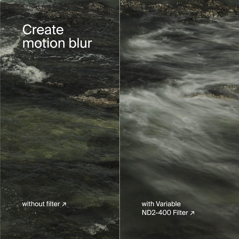 Urth 67 mm Variable Neutral Density Filter ND2-400 (1-8.6 Stop)