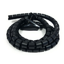 Bambelaa! Cable conduit 1.5 m, 3 m cable duct, can be shortened. Plastic flexible cable organisation, 20mm, 30mm diameter