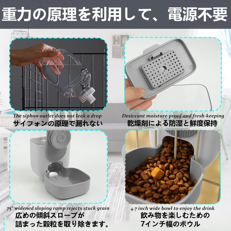 Refoiner Automatic Feeder for Cats, Dogs, Rabbits, Automatic Feeding Devices,