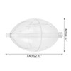 Gllehkt 5Pcs FishingsCastings Bobbers Float Fishing Clear Float Plastics Oval
