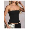 winkbay Women's Summer Strapless Fitted Tube Top Boned Going Out