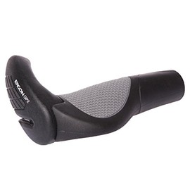 Ergon Ergonomic Handlebar Grips GP2, unisex, Fahrradgriff GP2, Black (Black), Small