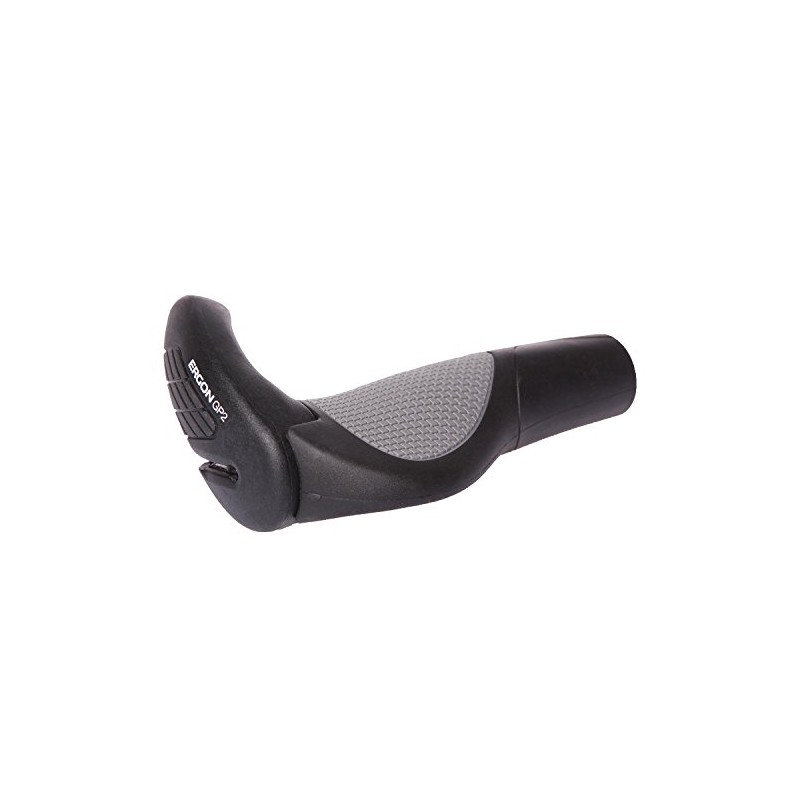 Ergon Ergonomic Handlebar Grips GP2, unisex, Fahrradgriff GP2, Black (Black),