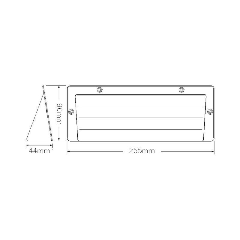 Rytons Building Products ABC3TC Light and Draught Reducing Airbrick Cowl