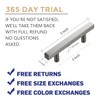 Ravinte 30 Pack 3 Inch Cabinet Pulls Brushed Nickel Sqaure