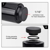 EVIL ENERGY Coolant Overflow Tank, Radiator Overflow Bottle 800ml Aluminum