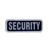 Small Dark Blue Reflective Security Badge with Front Hook and