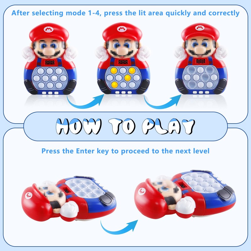 Milygobam Pop It Game, Electronic Pop It, Pop Puzzle Game