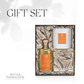 Antica Farmacista Gift Set with Diffuser, Candle and Tray - Orange Blossom Lilac & Jasmine