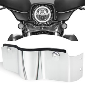 VPZMT Chrome Batwing Outer Fairing Lower Trim Skirt for Harley Davidson Touring Street Glide FLHX 2006-2013, Electra Glide FLHT 1996-2013