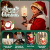 26cm Luces Decorativas navideñas Estilo Vela, Luces navideñas sin Llama,