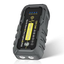 A5 Ultra Safe Car Jump Starters 3000A，Jump Starter Battery Pack for Up to 9.0L Gas and 7.0L Diesel Engines， 12V Portable Jump Box with 4 Modes Flashlight and Jumper Cable