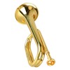Military Style Trumpet C Key Brass Easy to Play Trumpet