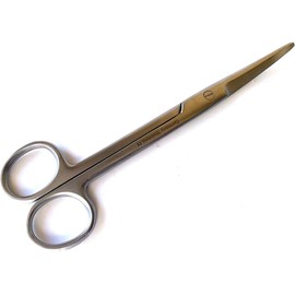 Premium Ostomy Scissors 5.5" CVD Round Blunt Tip | Ostomy Scissors for Cutting Stoma Bags