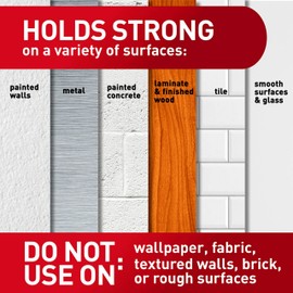 Command PH211-32NA PH203-18NA Assorted Picture Hanging Strips, White, Small, Medium & Large