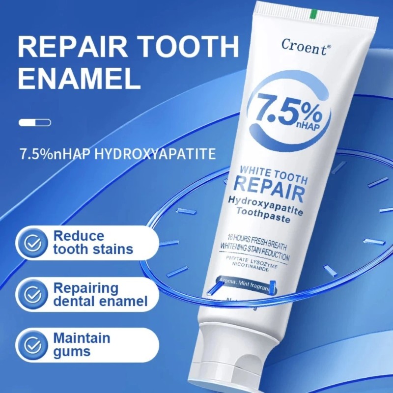 Croent **TikTok** Croent 7.5% nHAP Tooth Repair Hydroxyapatite Toothpaste 120g