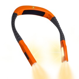 Gladwork Neck Light,Book Lights for Reading at Night,3 Modes 4 Light Portable Rechargeable1200mAh, Perfect for Night Crochet Knitting Cross Stitch Crafting,Book Lovers Gift