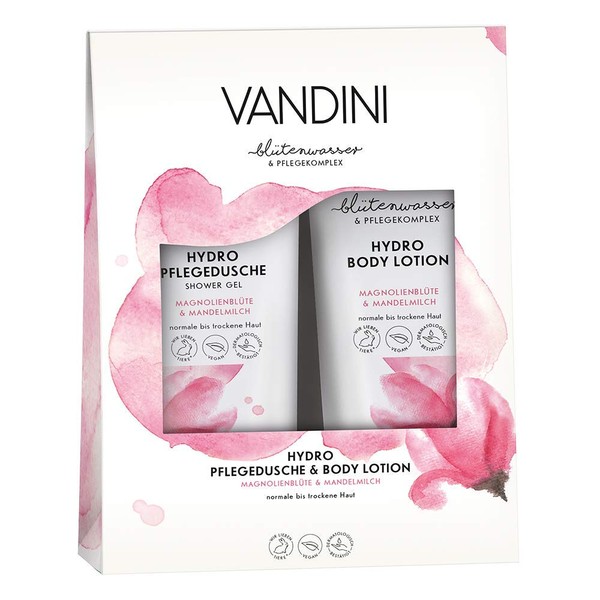 VANDINI Hydro Wellness Gift Set Women Wellness Set with Body Lotion, Shower Gel