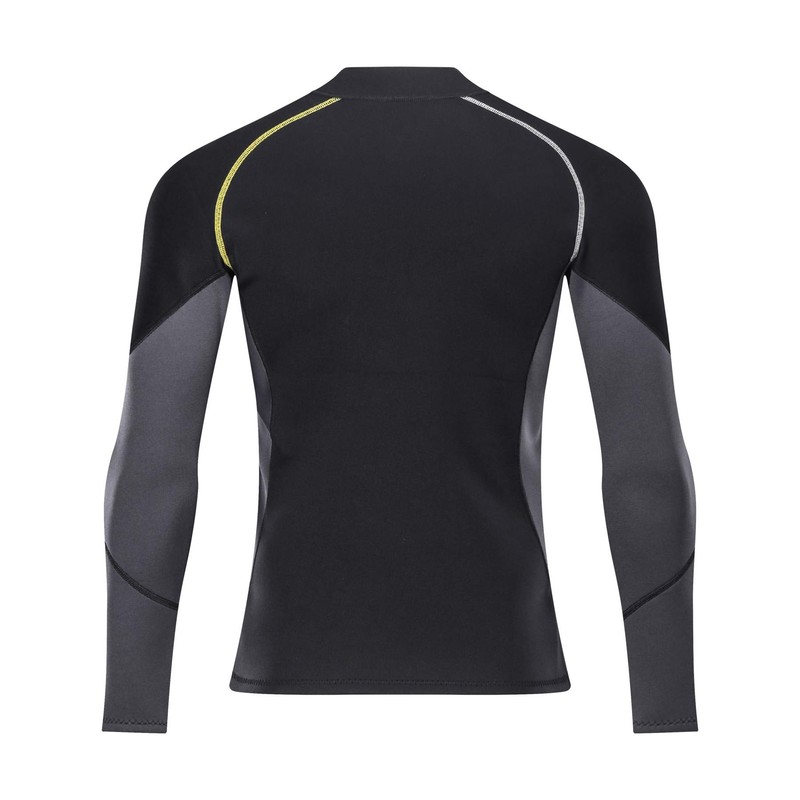 Wetsuit Men's 1.5mm Long Sleeve Jacket Front Zipper Amphibious Surfing