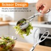 3‑Pack Stainless Steel Kitchen Serving Tongs for Buffet Party Catering