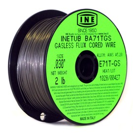 INETUB BA71TGS .030-Inch on 2-Pound Spool Carbon Steel Gasless Flux Cored Welding Wire