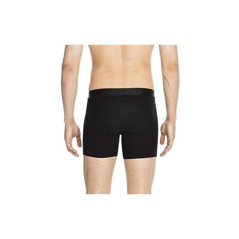 Hom Men's Ho1 Long Swim Trunks, Black, XX-Large